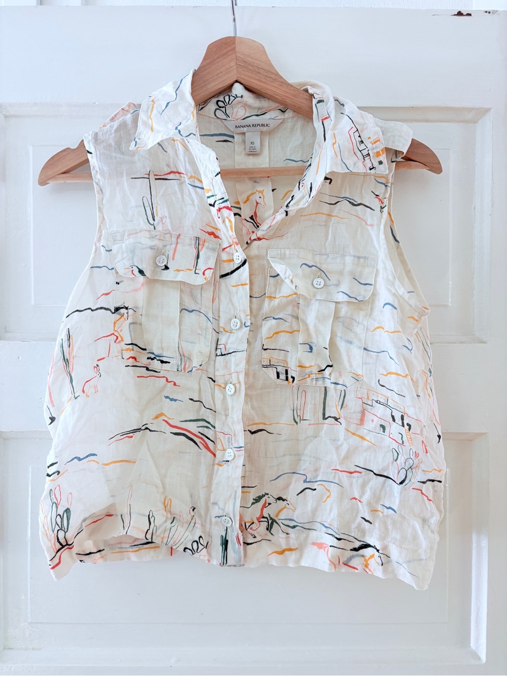 Vintage Banana Republic Horse shirt